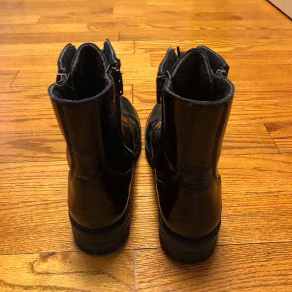 Bos. & Co. Paula patent leather combat boots - Picture 6 of 8